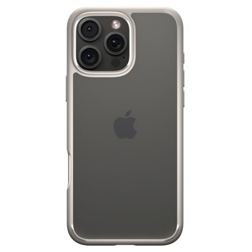 iPhone 16 PRO umbris Spigen Ultra Hybrid plastikust taguse ja silikoonist raamiga bee 2